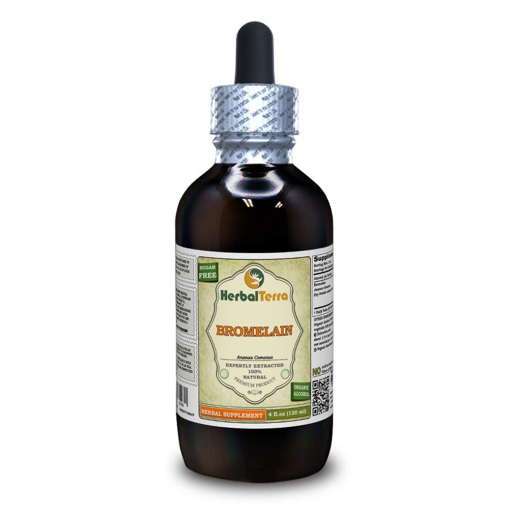 Bromelain (Ananas Comosus) Tincture, Dried Powder Liquid Extract
